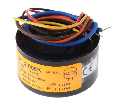 63-7432-79 2 Output Toroidal Transformer, 15VA, 2 x 6V ac 0015P1-2-006K