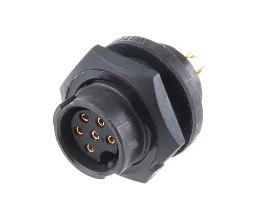 63-7483-58 Switchcraft EN3 Series Panel Mount Connector, 6 contacts Socket EN3P6FX