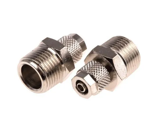 63-7478-58 RS PRO Pneumatic Straight Threaded-to-Tube Adapter 299-4042