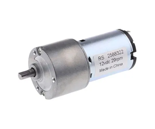 63-7454-27 RS Pro, 12 V dc, 300 mNm DC Geared Motor, Output Speed 29 rpm 258-8322