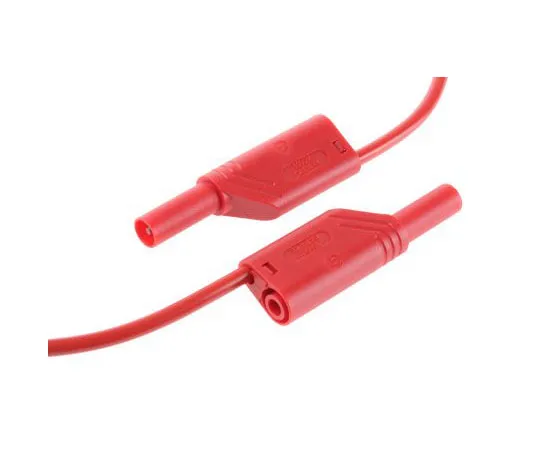 63-7500-24 Hirschmann Test & Measurement Test lead, 32A, 1000V ac/dc, Red, 50cm Lead Length 934087101