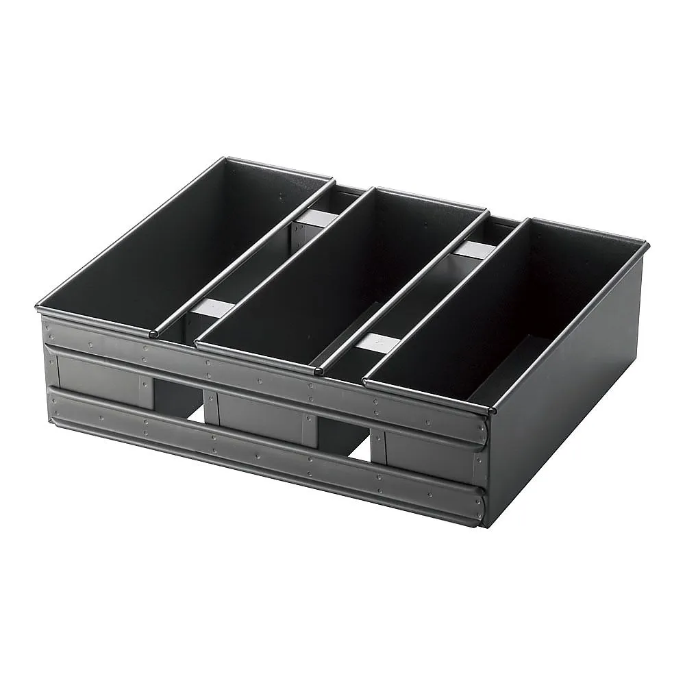 62-6575-64　Sulton Tri-Plus 3 Loaves Bread Mould 3 Connects (No Cover)