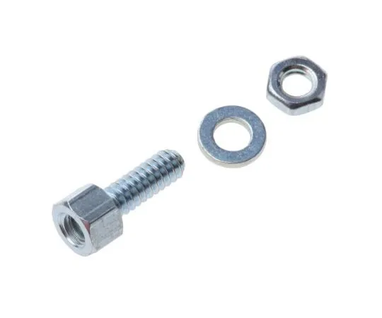 63-7406-69 3M 3341 Series, UNC 4-40 Screwlock, Kit Contains Jack Sockets x 2 / Lock Washers x 2 / Spacers x 2 / 4-40 Nuts x 2 3341-1S