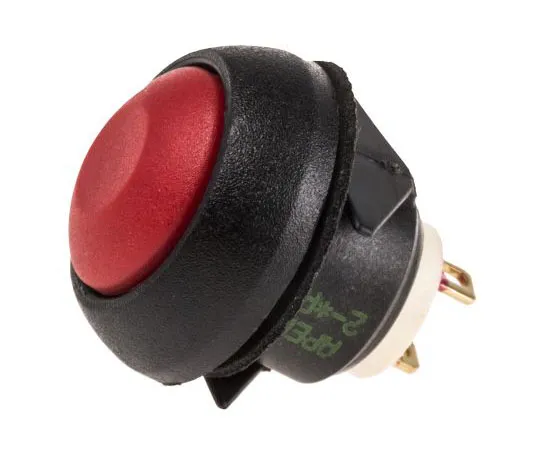 63-7512-20 APEM Single Pole Single Throw (SPST) Momentary Miniature Push Button Switch, IP67, 13.6 (Dia.)mm, Panel Mount, 32V ac IBR3SAD6