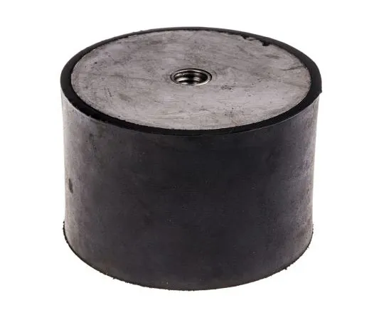 63-7392-70 RS PRO 50mm Shock Mount M10 75mm Diameter 417.7kg Compression Load, Female to Female Natural Rubber 171-2636