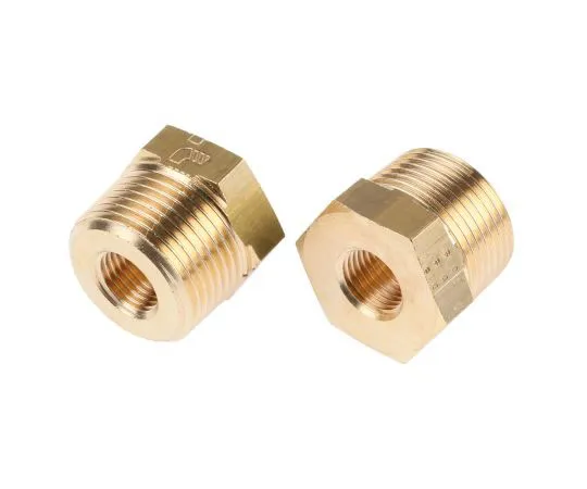 63-7484-81 Legris Brass 3/4 in BSPT Male x 1/4 in BSPP Female Straight Reducer Threaded Fitting 0163 27 13
