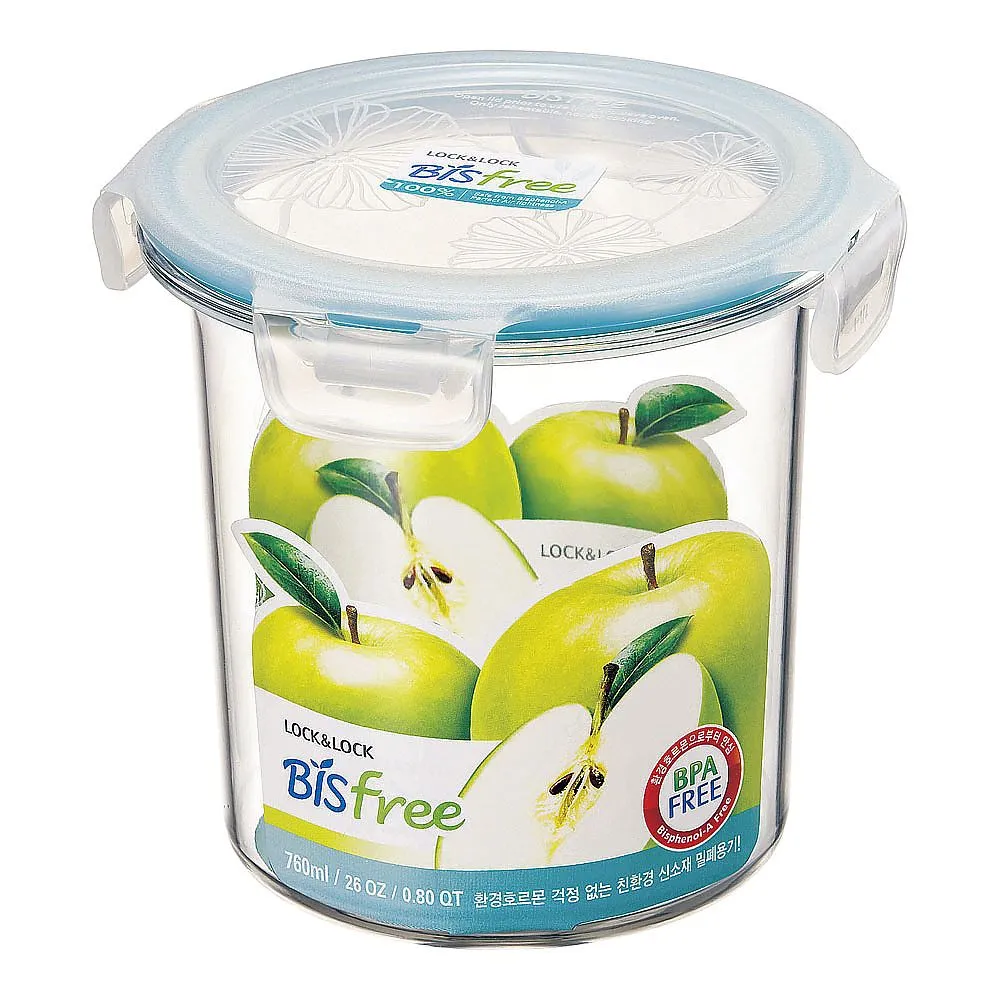 62-6389-87 L&L Tabletop Container Round LBF632