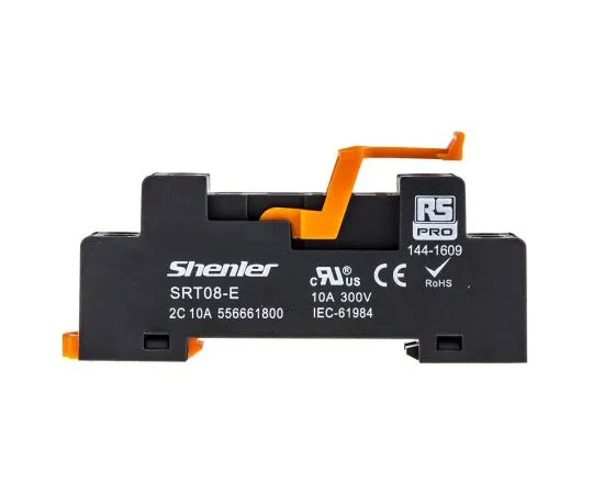 63-7372-09 RS PRO 8 Pin Relay Socket, DIN Rail, 300V for *** with RFT Interface Relay 144-1609