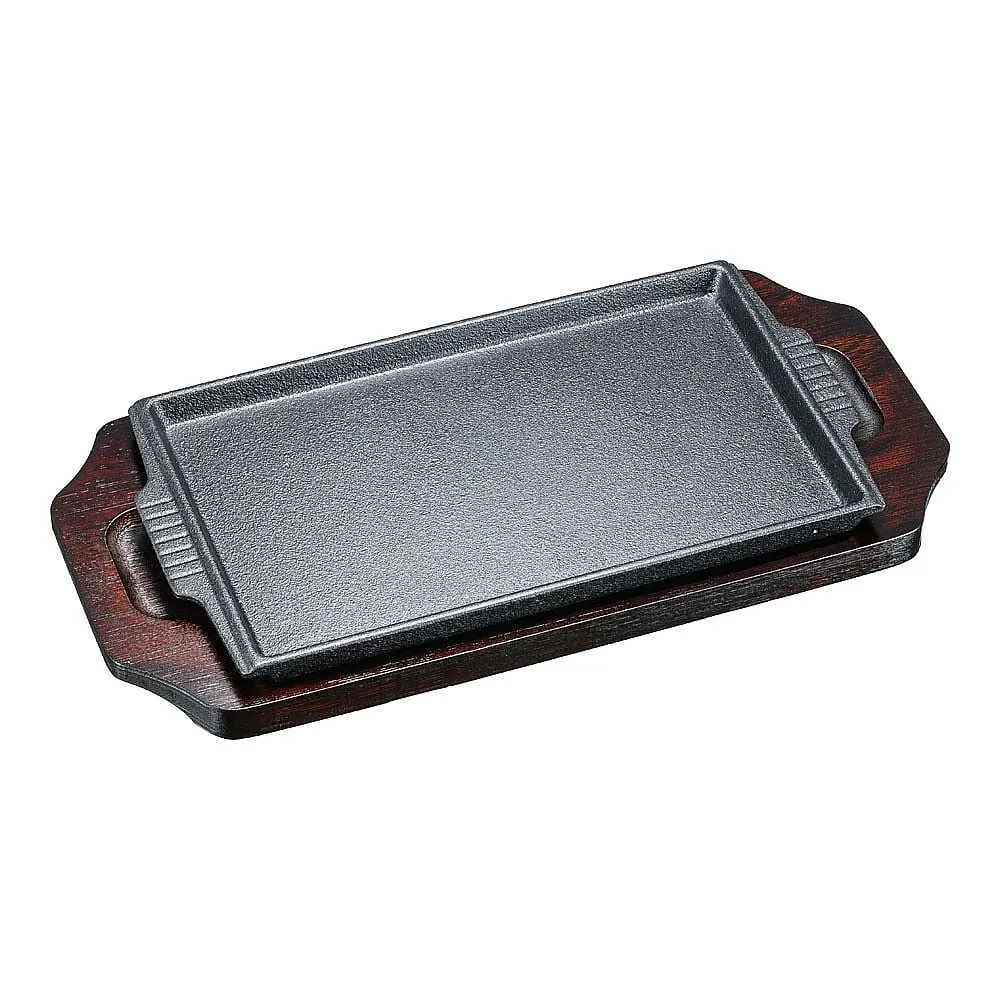 62-6731-57 Steak Plate Square Type 24 cm 08-24