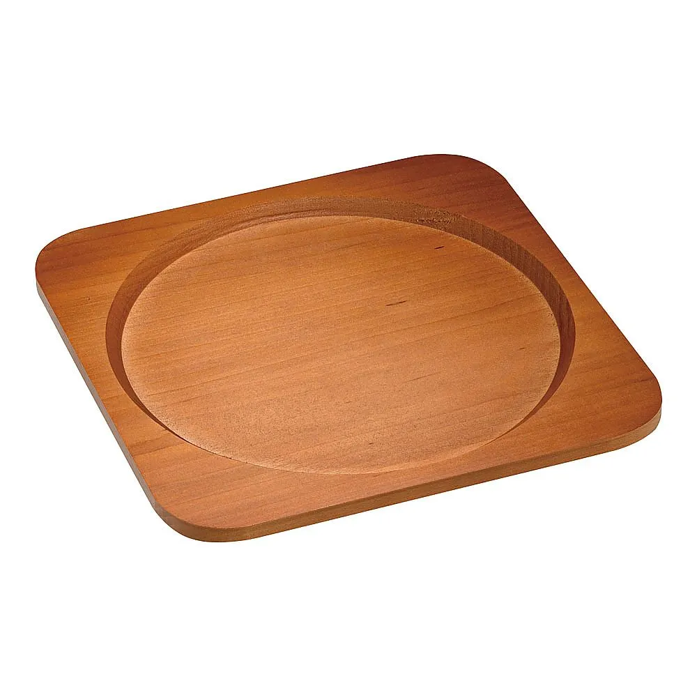 62-6731-13 Paella Nabe Special Wooden Platform 30 cm