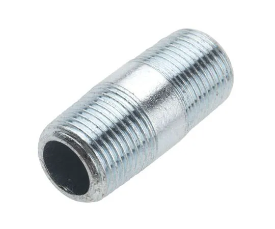 63-7453-50 RS PRO Malleable Iron Fitting Barrel Nipple, 3/8 in BSPT Male (Connection 1), 3/8 in BSPT Male (Connection 2) 257-7984