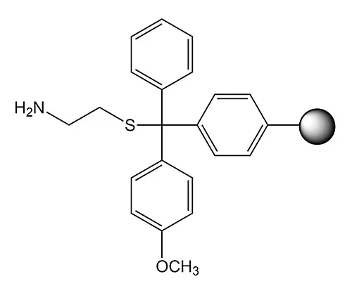 61-0403-71　［Discontinued］Cysteamine 4-Methoxytrityl Resin 856087 25G　8560870025