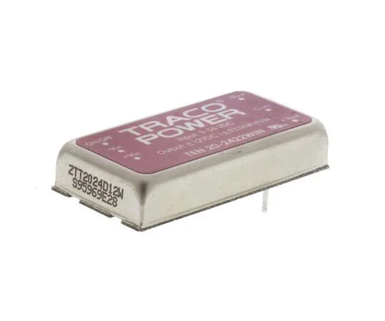 63-7358-02 TRACOPOWER TEN 20WIN 20W Isolated DC-DC Converter Through Hole, Voltage in 9 → 36 V dc, Voltage out ±12V dc TEN 20-2422WIN