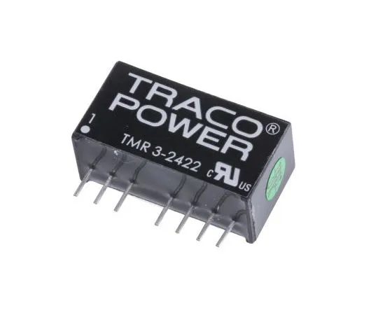 63-7357-64 TRACOPOWER TMR 3 3W Isolated DC-DC Converter Through Hole, Voltage in 18 → 36 V dc, Voltage out ±12V dc TMR 3-2422