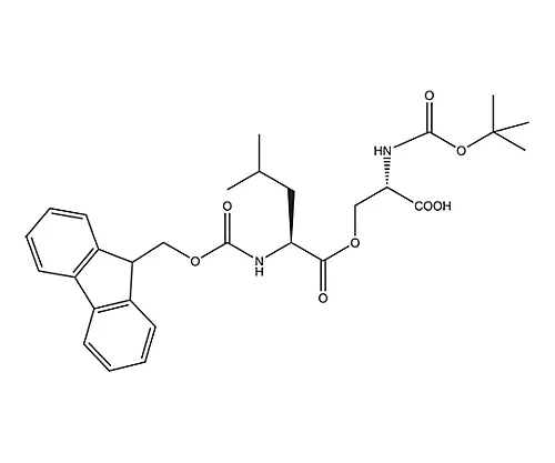 61-0390-74　［Discontinued］Boc-Ser(Fmoc-Leu)-OH 852262 5G　8.52262.0005