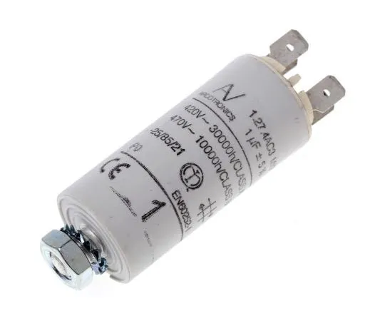 63-7513-98 KEMET 1μF Polypropylene Capacitor PP 470V ac ±5% Tolerance Chassis Mount C27 Series C274AC34100SA0J