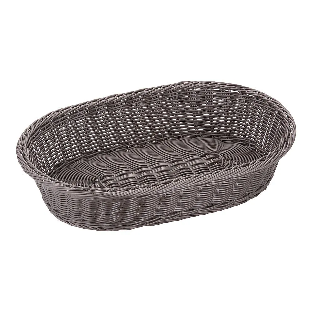 62-6581-62 Resin basket, small size, 45 cm, dark brown WBS1906