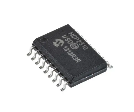 63-7514-60 Microchip MCP2510-I/SO, CAN Controller 5Mbps CAN 1.2, CAN 2.0A, CAN 2.0B, 18-Pin SOIC W MCP2510-I/SO