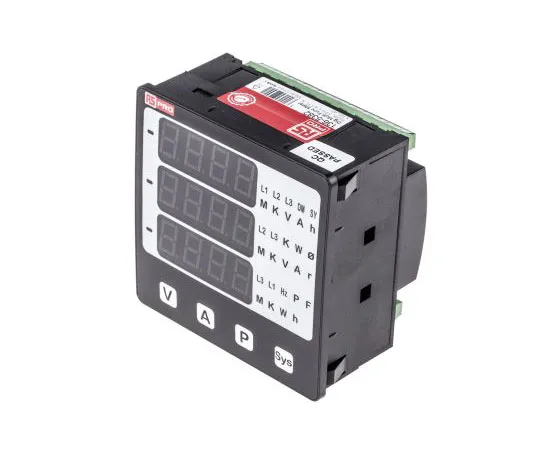 63-7366-11 RS PRO LED Digital Panel Multi-Function Meter for Current, Frequency, System Active Power, System Re-Active Power, 136-5382