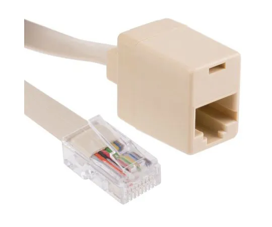 63-7412-21 RS Pro Cat3 RJ45 Female, RJ45 Male Ext***er, 1 Port, 2 m Extension Length 186-3161