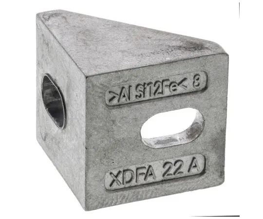 63-7448-12 FlexLink Beam Angle Bracket, strut profile 22 mm, 44 mm, Groove Size 5.5mm XDFA 22 A