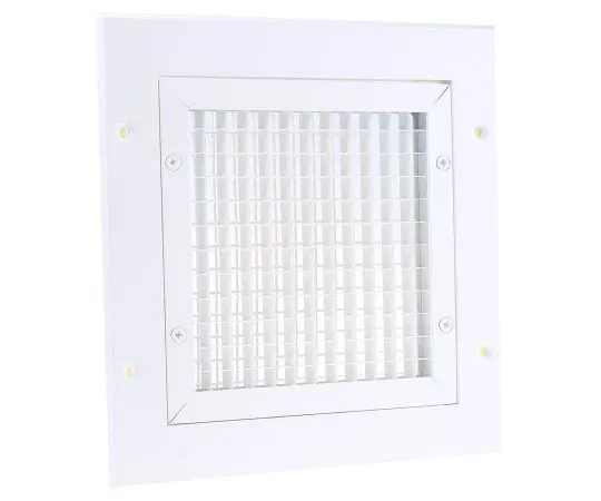 63-7411-65 White Aluminium Vent Grille, 200 x 200mm 185-4707