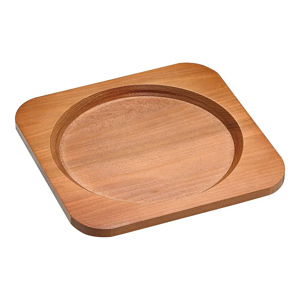 62-6731-09 Paella Nabe Special Wooden Platform 22 cm
