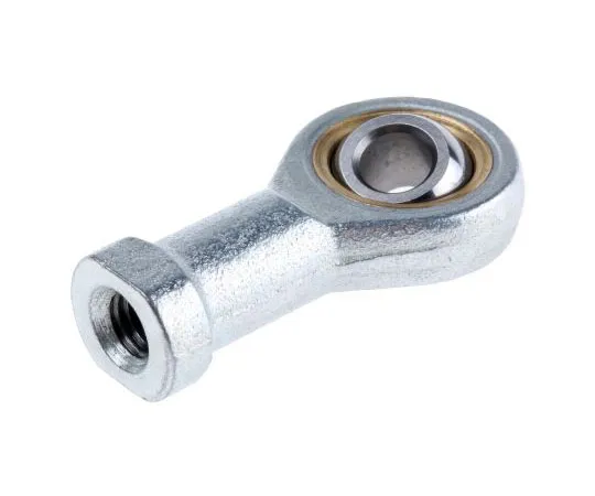 63-7520-05 Parker M6 Female Galvanized Steel Rod End, 6mm Bore Size, 43.2mm Long , M6 Thread Size, Metric Thread Standard Female P1A-4DRS