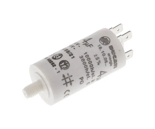 63-7519-70 Ducati Energia 4μF Polypropylene Capacitor PP 450V ac ±5% Tolerance Stud Mount 4.16.10 Series 4.16.10.06.64