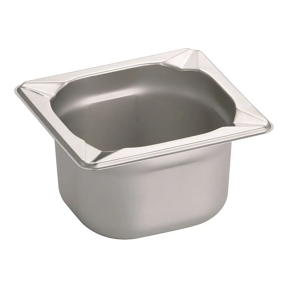 62-6360-33 KINGO Stainless Hotel Pan 1/6 x 100 mm 16100
