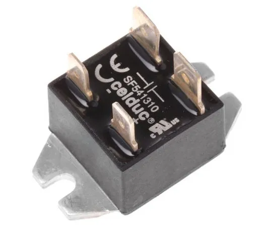 63-7413-55 Celduc 10 A Solid State Relay, Zero Crossing, Chassis Mount, Triac, 280 V rms Maximum Load SF541310