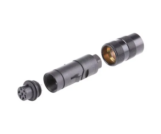 63-7455-80 Binder 723 Series Miniature Cable Mount Connector, 7 contacts Plug 09-0126-25-07