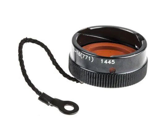 63-7479-99 Amphenol 62GB Series MIL-DTL-26482 Plug Dust Cap, Shell Size 16, with Zinc Cobalt Finish 62LC-812-16(771)