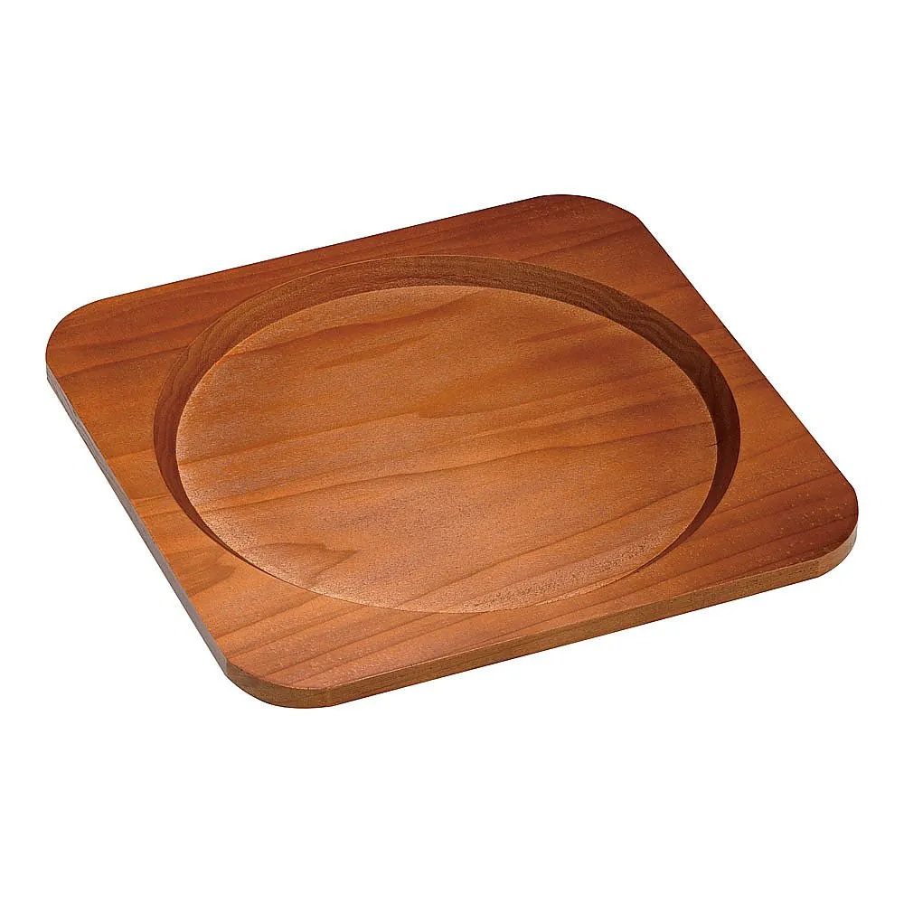 62-6731-11 Paella Nabe Special Wooden Platform 26 cm
