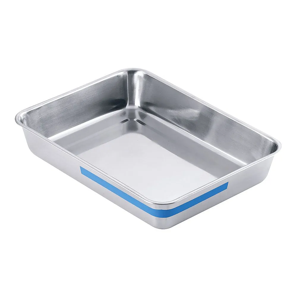 62-6369-70 TKG Stainless Steel Color Square Vat 10 Pack Blue ABTE510