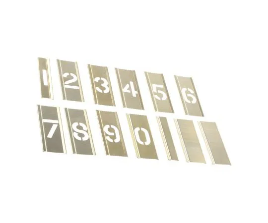 63-7486-83 AT Brown Brass Stencil, 1in 125136