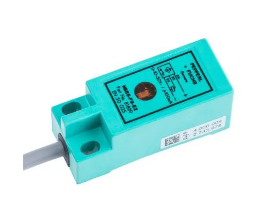63-7453-01 Pepperl + Fuchs Inductive Sensor 5 mm Detection PNP-NO, 38.5mm Length, 10 → 30 V dc supply voltage NBB5-F9-E2