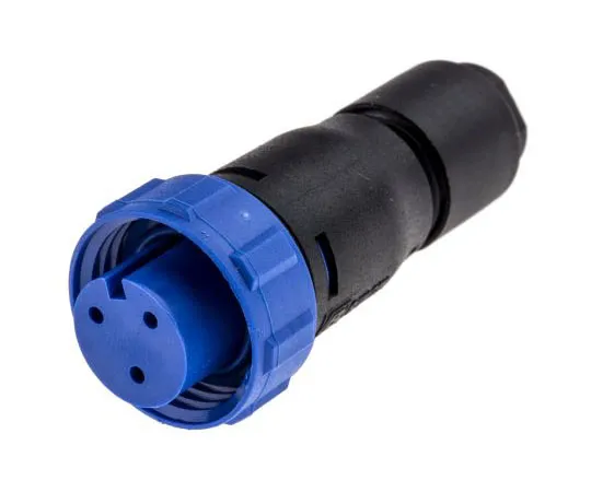63-7538-19 Bulgin Buccaneer 400 Series Cable Mount Connector, 3 contacts Socket PX0410/03S/5560