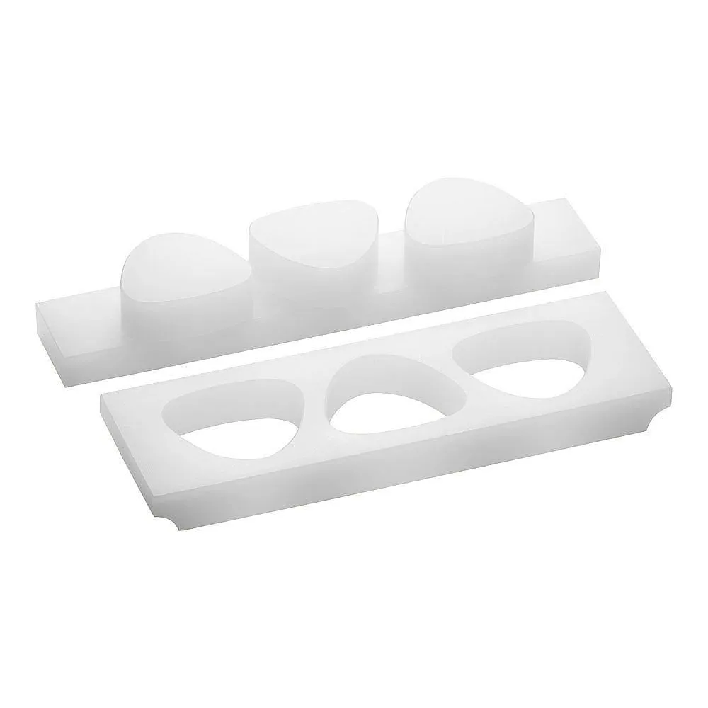 62-6472-87 Yama-PE Rice Ball with Pressed Cover, Type B, 3 Holes Large