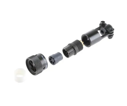 63-7497-11 ITT Cannon KPTC Series Miniature Cable Mount Connector, 6 contacts Plug KPTC6F10-6P-F-MA
