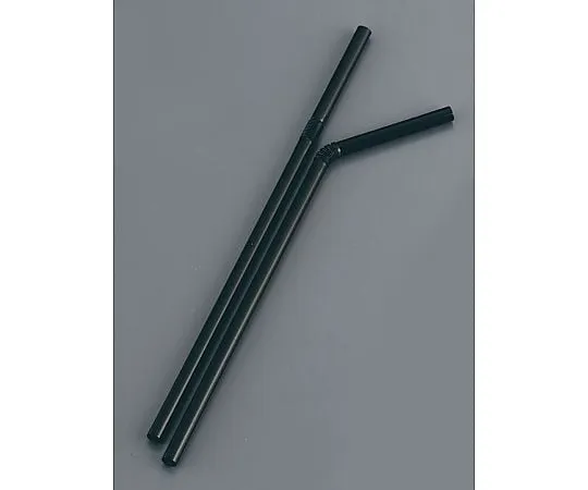 62-6538-75 Flex Straws Naked (Pack of 500) Black 192403