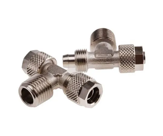 63-7478-68 RS PRO Pneumatic Tee Threaded-to-Tube Adapter, 1/4in x 8mm x 8mm, 15 bar 299-4250