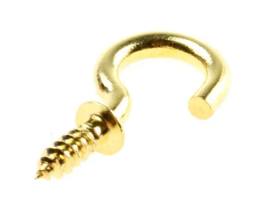63-7525-19 RS PRO Brass Plain J Hook, 6mm 397-4932