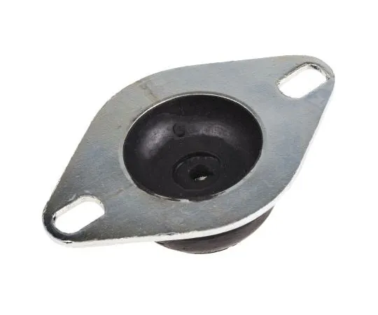 63-7385-51 RS PRO M6 Zinc Plated Steel Anti Vibration Mount 60 Compression Load ,85mm dia. Rubber +100°C 162-3226