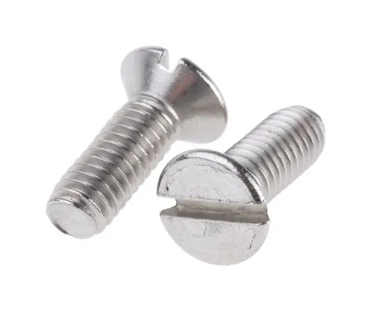 63-7380-68 RS Pro, M4 Countersunk Head, 12mm Stainless Steel Slot A4 3160.7 158-3382