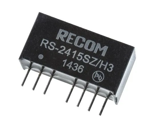 63-7356-48 Recom RS 2W Isolated DC-DC Converter Through Hole, Voltage in 9 → 36 V dc, Voltage out 15V dc RS-2415SZ/H3
