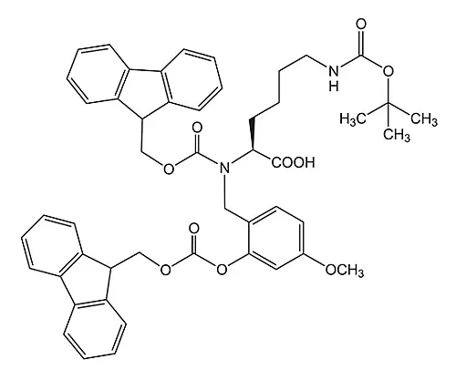 61-0386-91　［Discontinued］Fmoc-(Fmochmb)Lys(Boc)-OH 852068 5G　8520680005