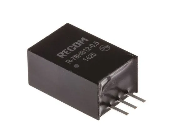63-7356-42 Recom Switching Regulator, 17 → 72V dc Input, 12V dc Output, 500mA R-78HB12-0.5