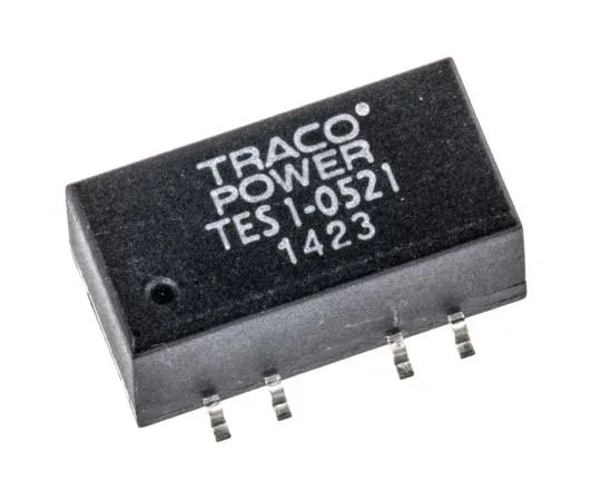 63-7357-41 TRACOPOWER TES 1 1W Isolated DC-DC Converter Surface Mount, Voltage in 4.5 → 5.5 V dc, Voltage out ±5V dc TES 1-0521