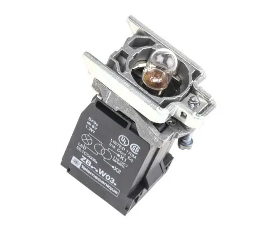 63-7493-79 Schneider Electric Harmony XB4 Contact & Light Block 1NO 1NC LED Green 110 → 120 V ac Screw terminal ZB4BW035
